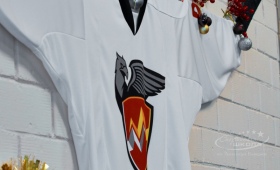 Тренировка маленьких хоккеистов