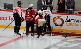 Откртие турнира по хоккею памяти А.В. Синецкого