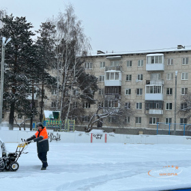 Открытие хоккейных кортов в Верхней Пышме