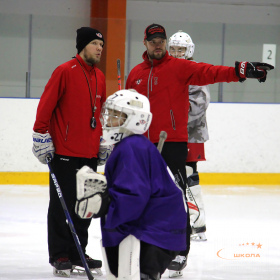Мастер-класс по хоккею для вратарей