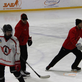 Мастер-класс по хоккею для вратарей