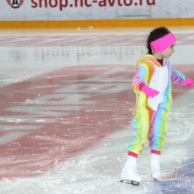 Новогодняя тренировка юных фигуристов