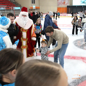 Ночное массовое катание на коньках