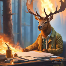 Не пали контору_олень